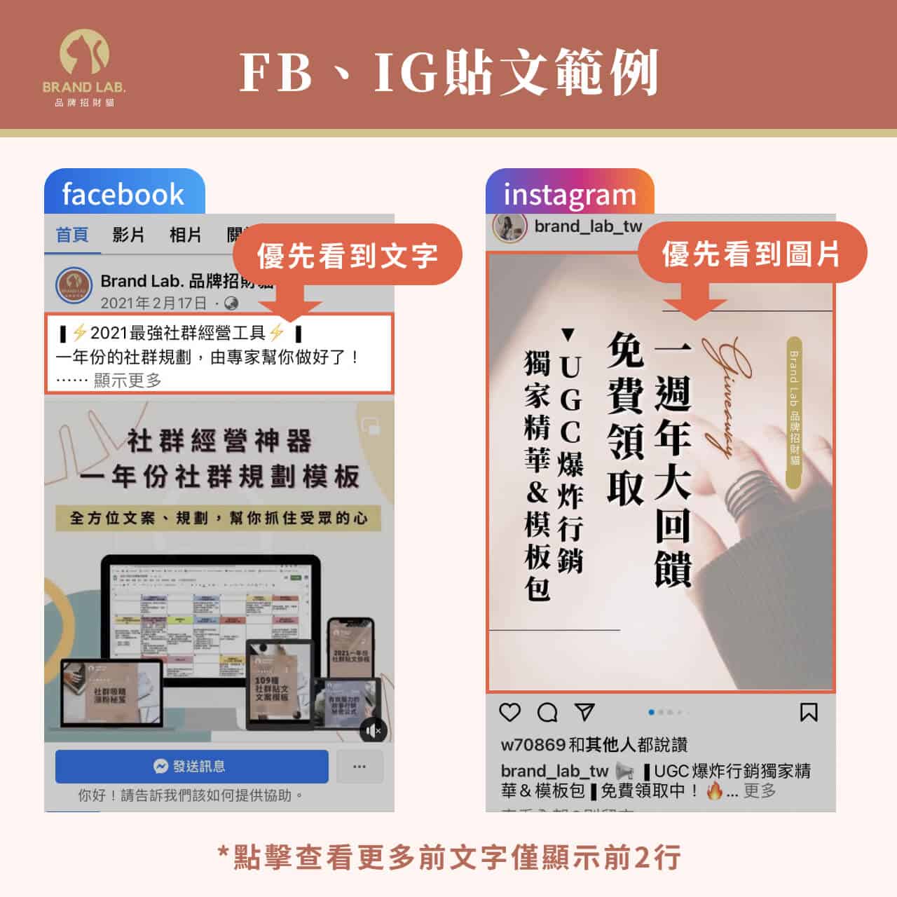 fb、ig的貼文範例