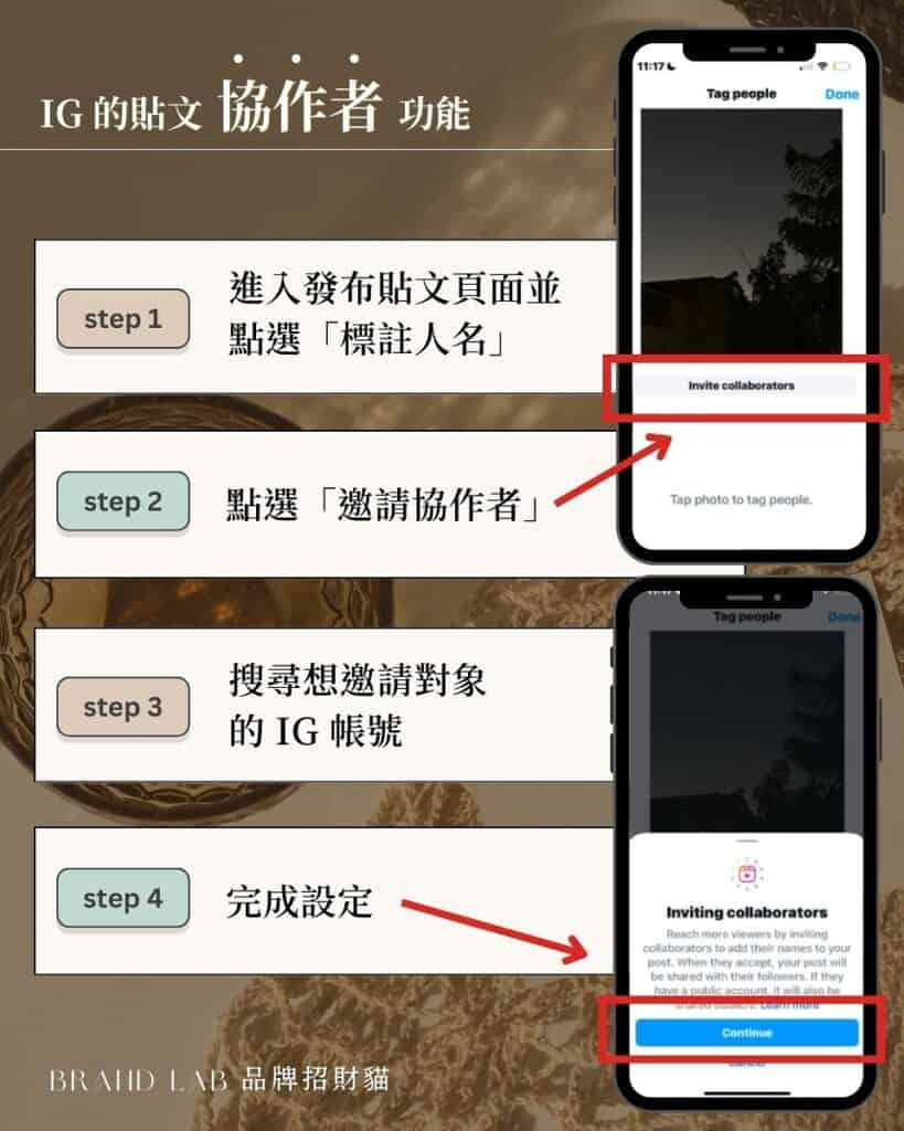 IG的貼文協作者功能