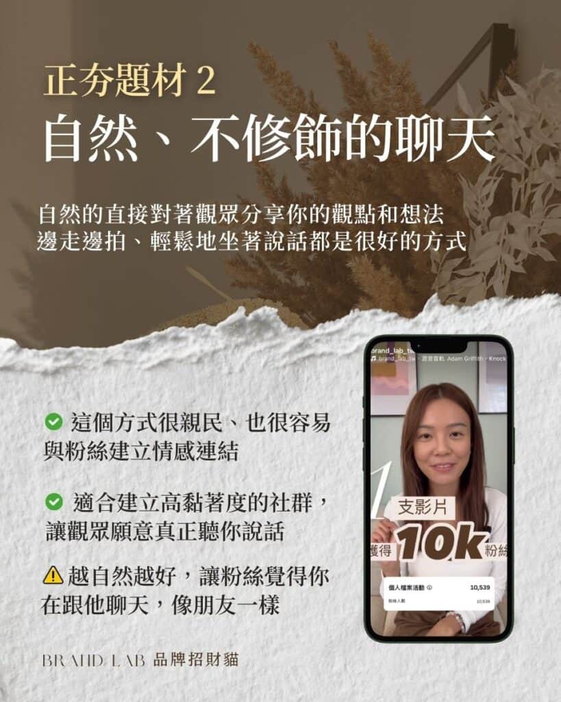正夯題材 2「自然、不修飾的聊天」
